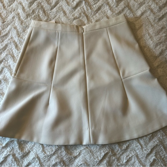 J.Crew Ivory A Line Skirt Size 4 - Picture 5 of 11